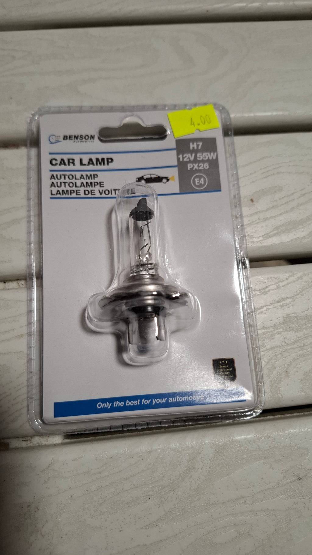 Lampadina auto H7