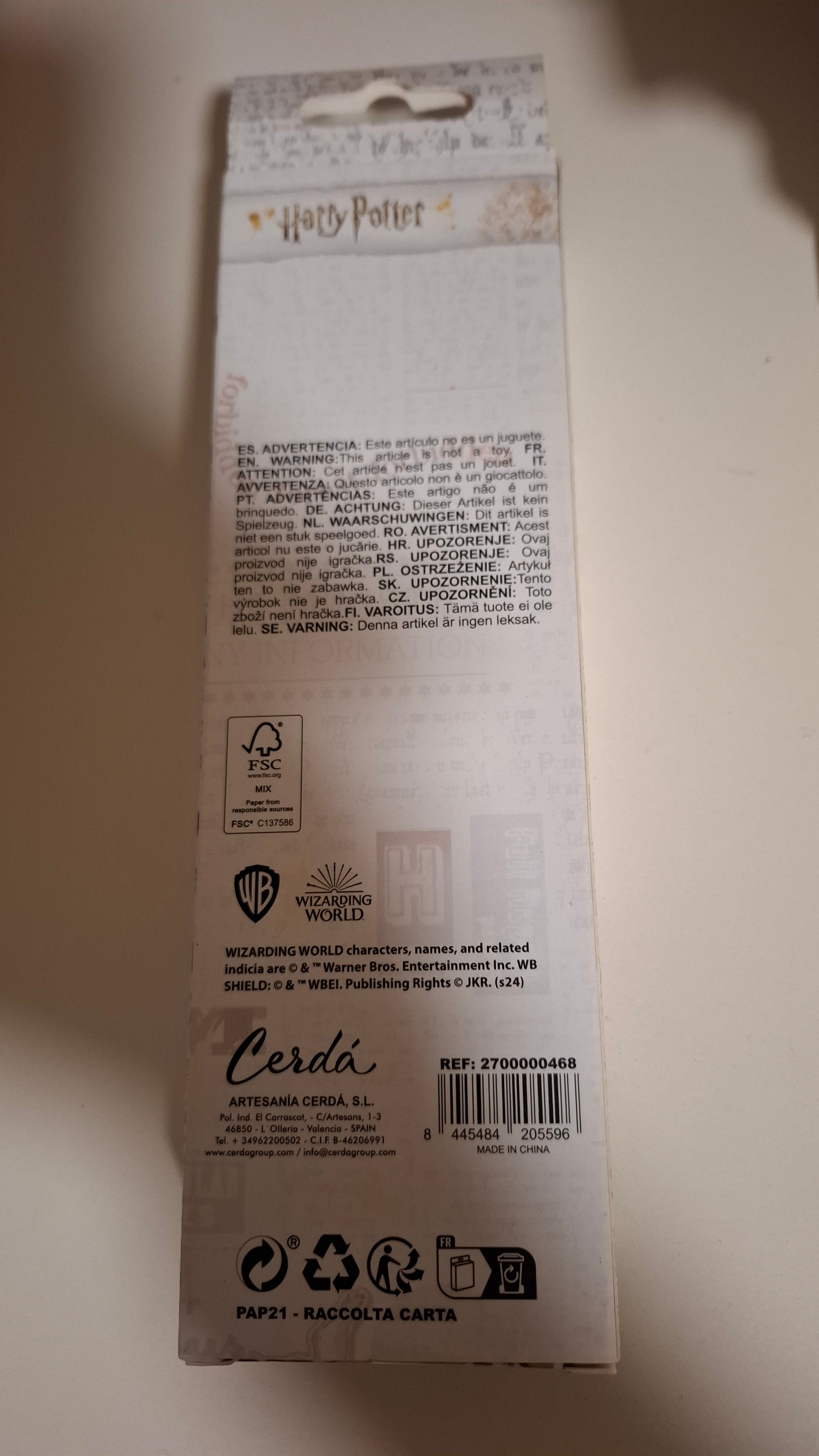 Bacchetta Harry Potter