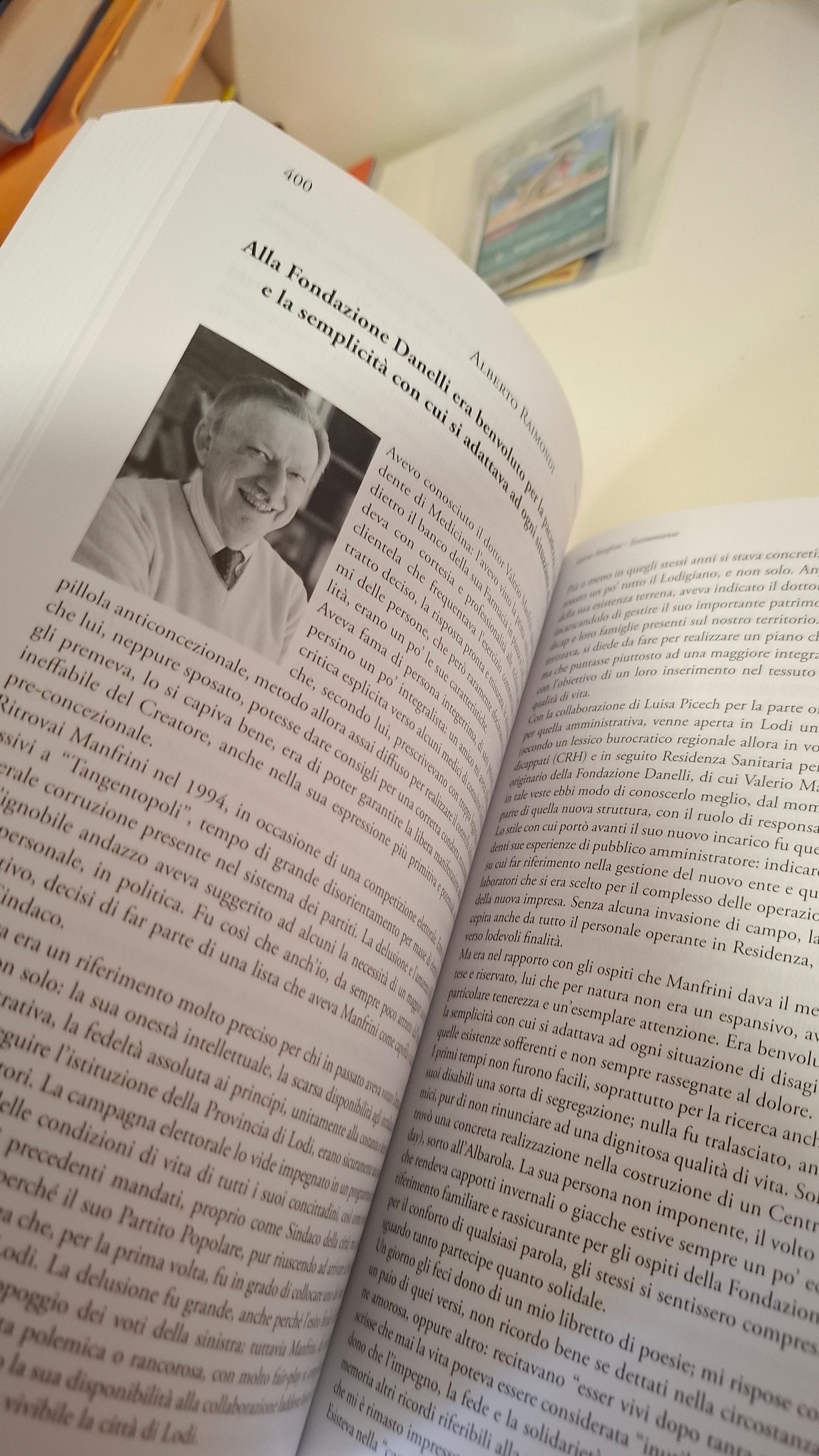 Valerio Manfrini, il padre della provincia di Lodi