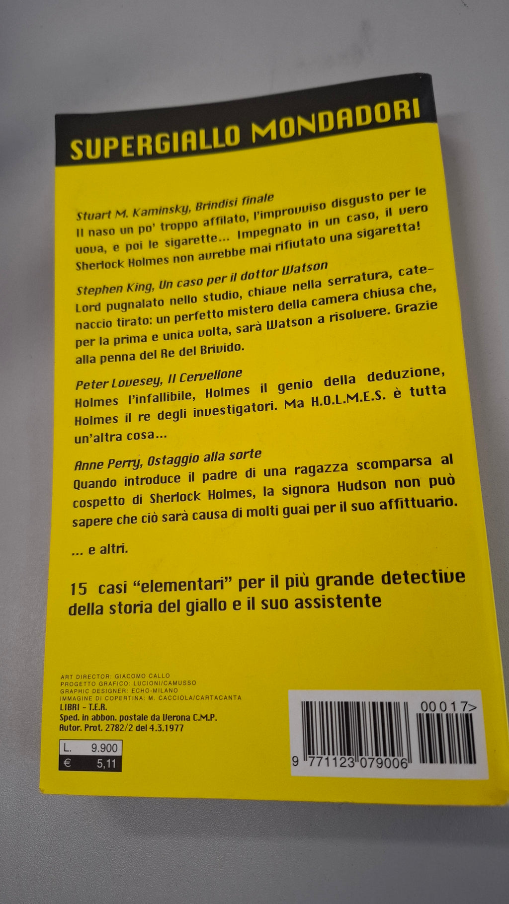 Bentornato,  Sherlock Holmes