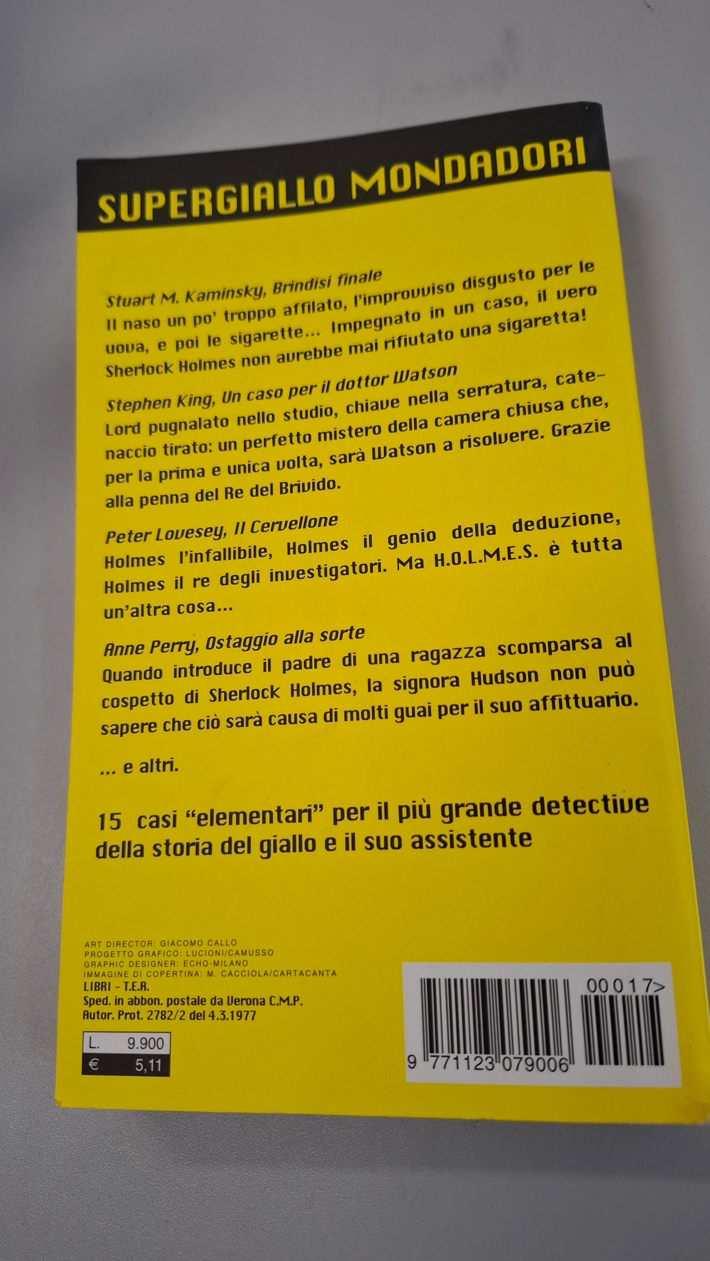 Bentornato,  Sherlock Holmes