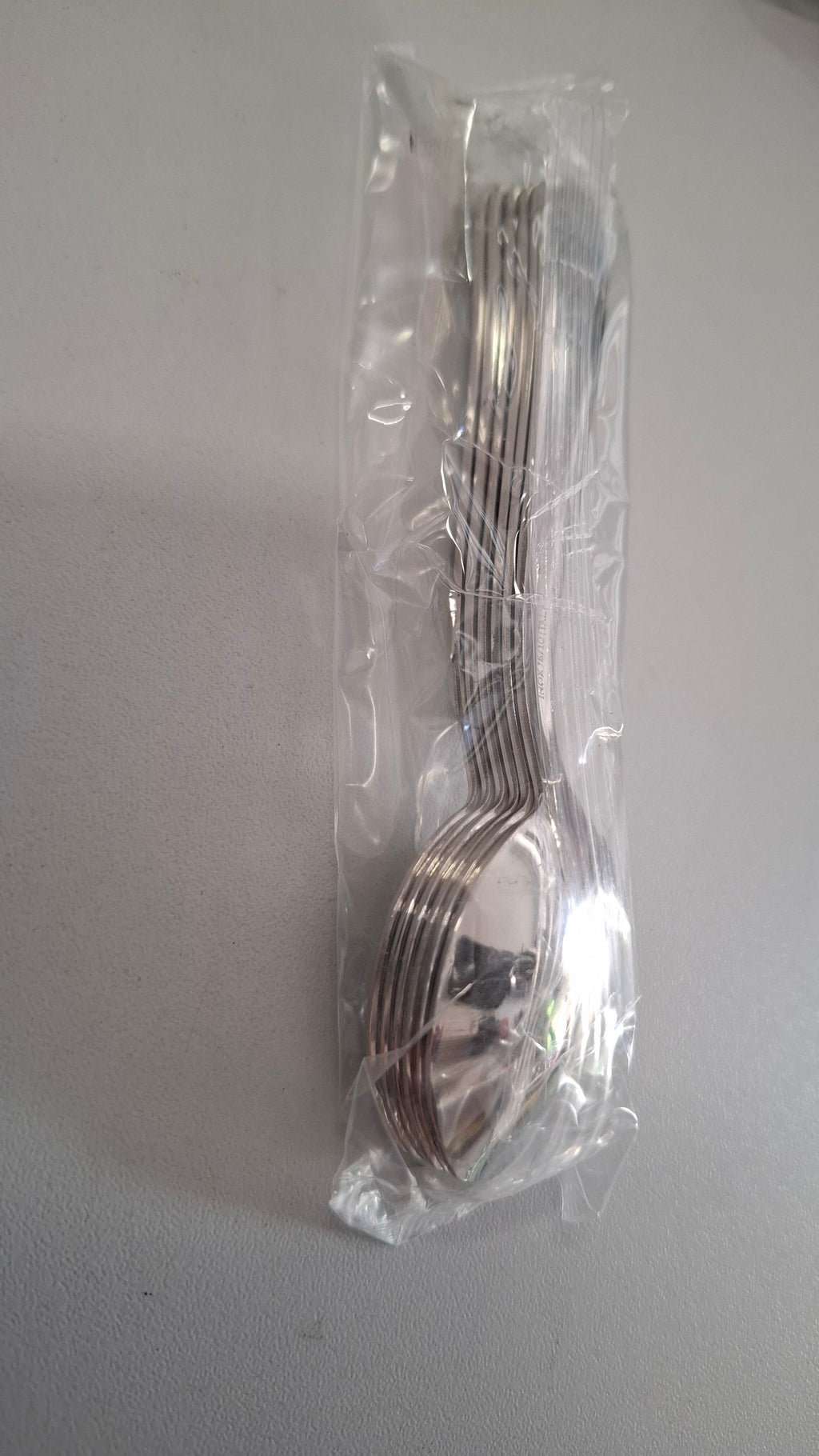 6 cucchiaini inox