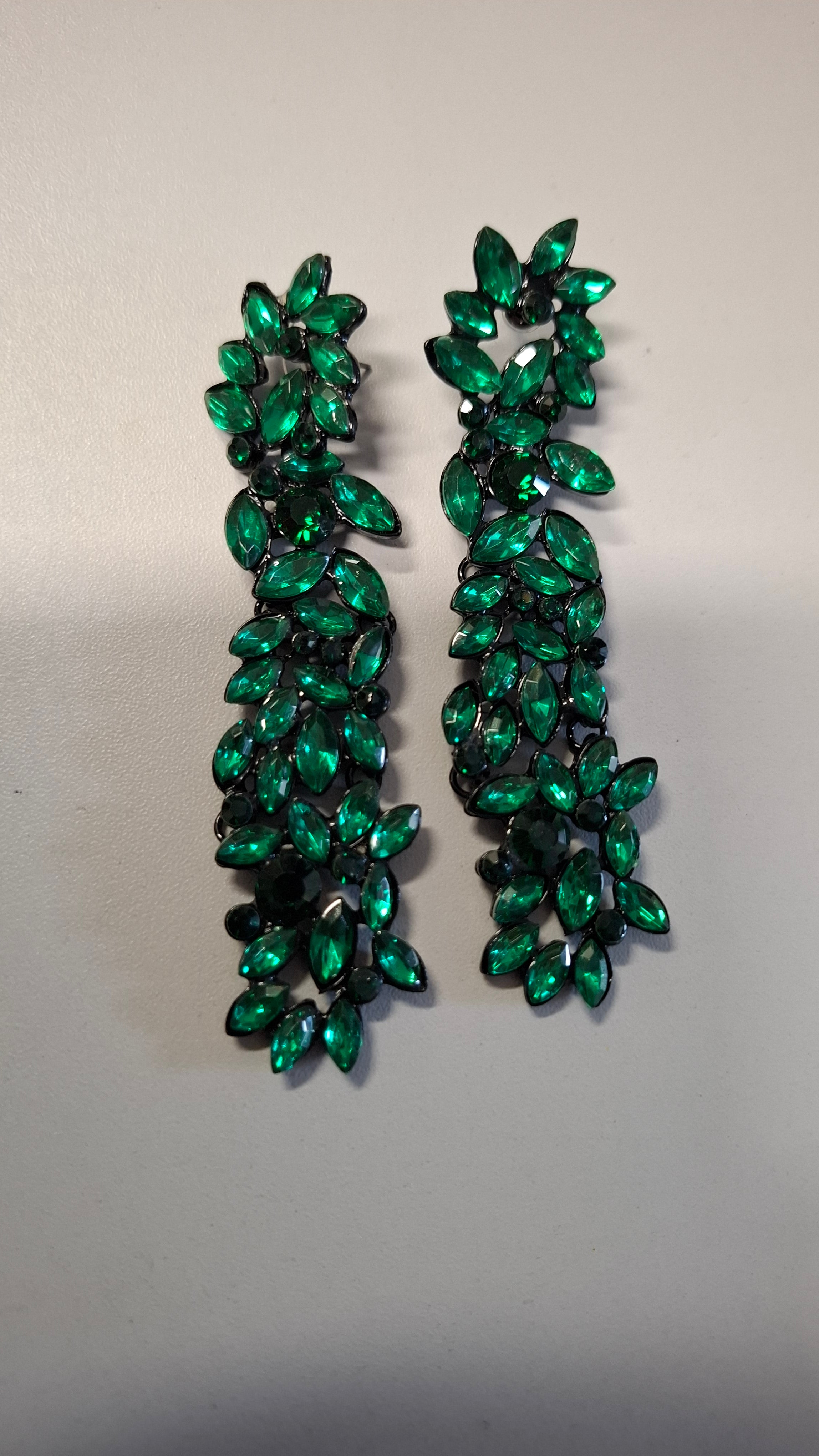 Coppia orecchini "smeraldo