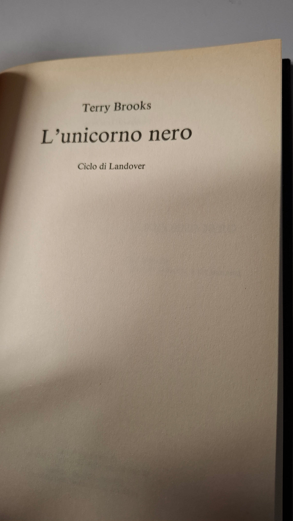 L'unicorno nero di Terry Brooks